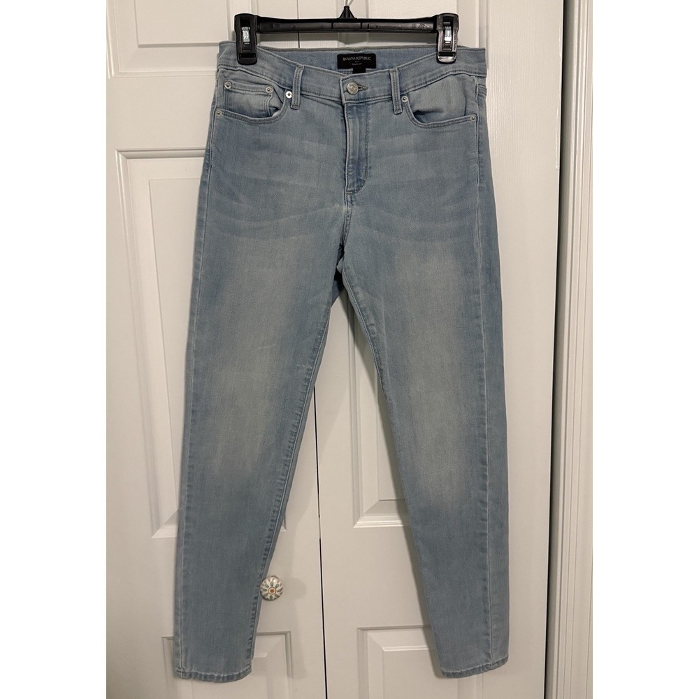 Banana Republic Skinny Fit Jeans Light Blue Denim 28-6